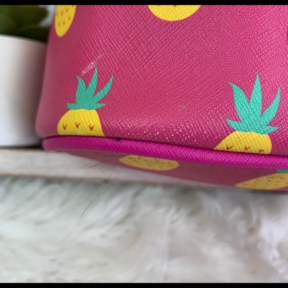 Dabney Lee Pink Pineapple Makeup Bag GUC - Picture 2 of 5
